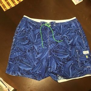 Men’s TOMMY HILFIGER Blue Drawstring XL Swim Short